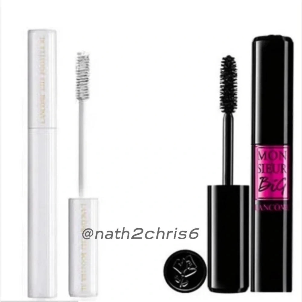 Lancome Monsieur Big black mascara & Cils Booster XL duo full size New